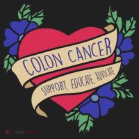 Colon Cancer Support Educate Advocate Tumbler thumb 3