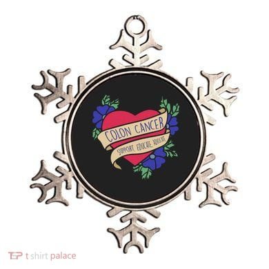 Colon Cancer Support Educate Advocate Ornament