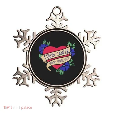 Colon Cancer Support Educate Advocate Ornament