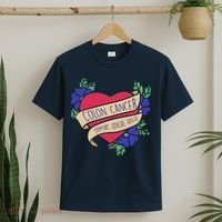 Colon Cancer Support Educate Advocate T-Shirt thumb 2