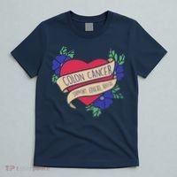 Colon Cancer Support Educate Advocate T-Shirt thumb 5