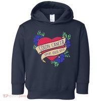Colon Cancer Support Educate Advocate Toddler Hoodie thumb 0
