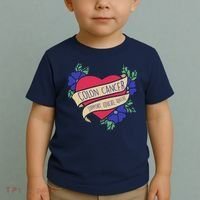 Colon Cancer Support Educate Advocate Toddler T-Shirt thumb 2