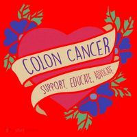 Colon Cancer Support Educate Advocate Santa Hat thumb 1