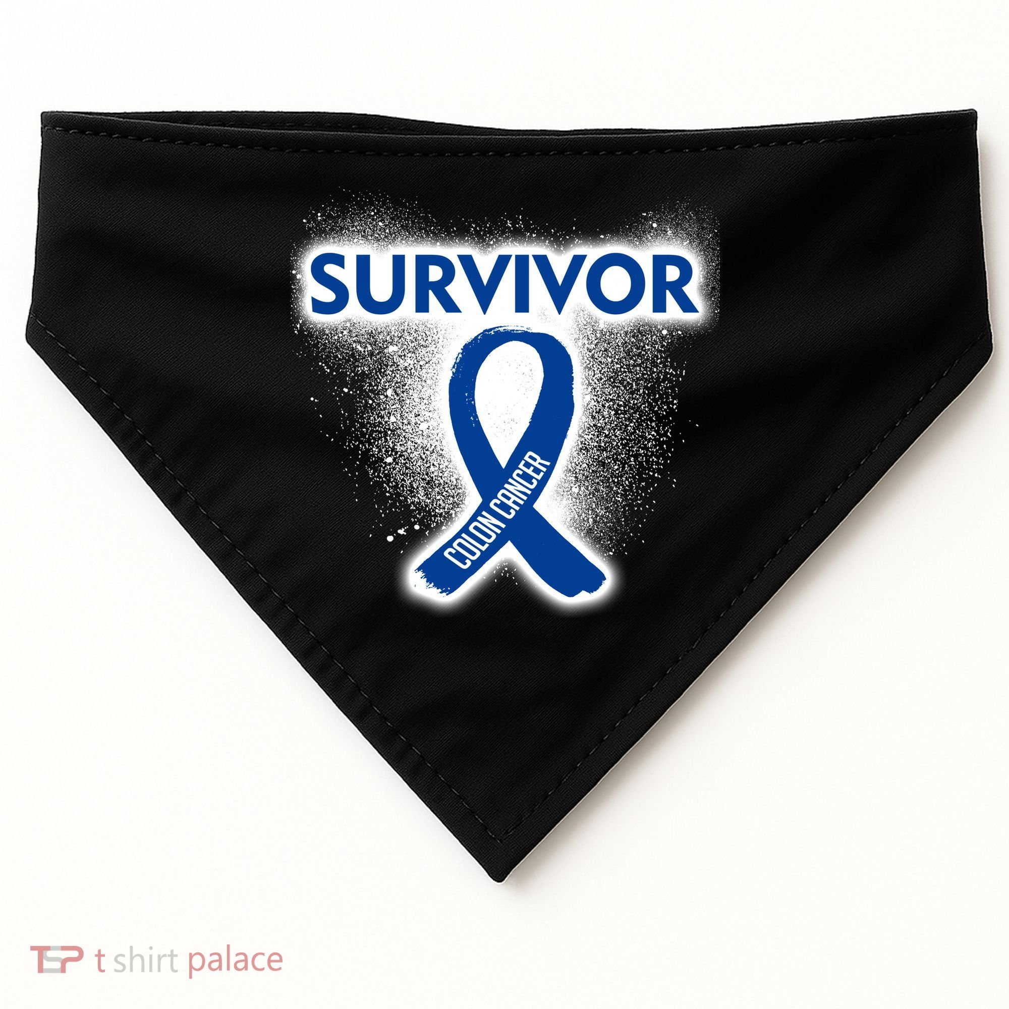 Colon Cancer Survivor USA-Made Doggie Bandana
