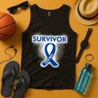 Colon Cancer Survivor Tank Top thumb 4
