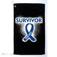 Colon Cancer Survivor Golf Towel thumb 0