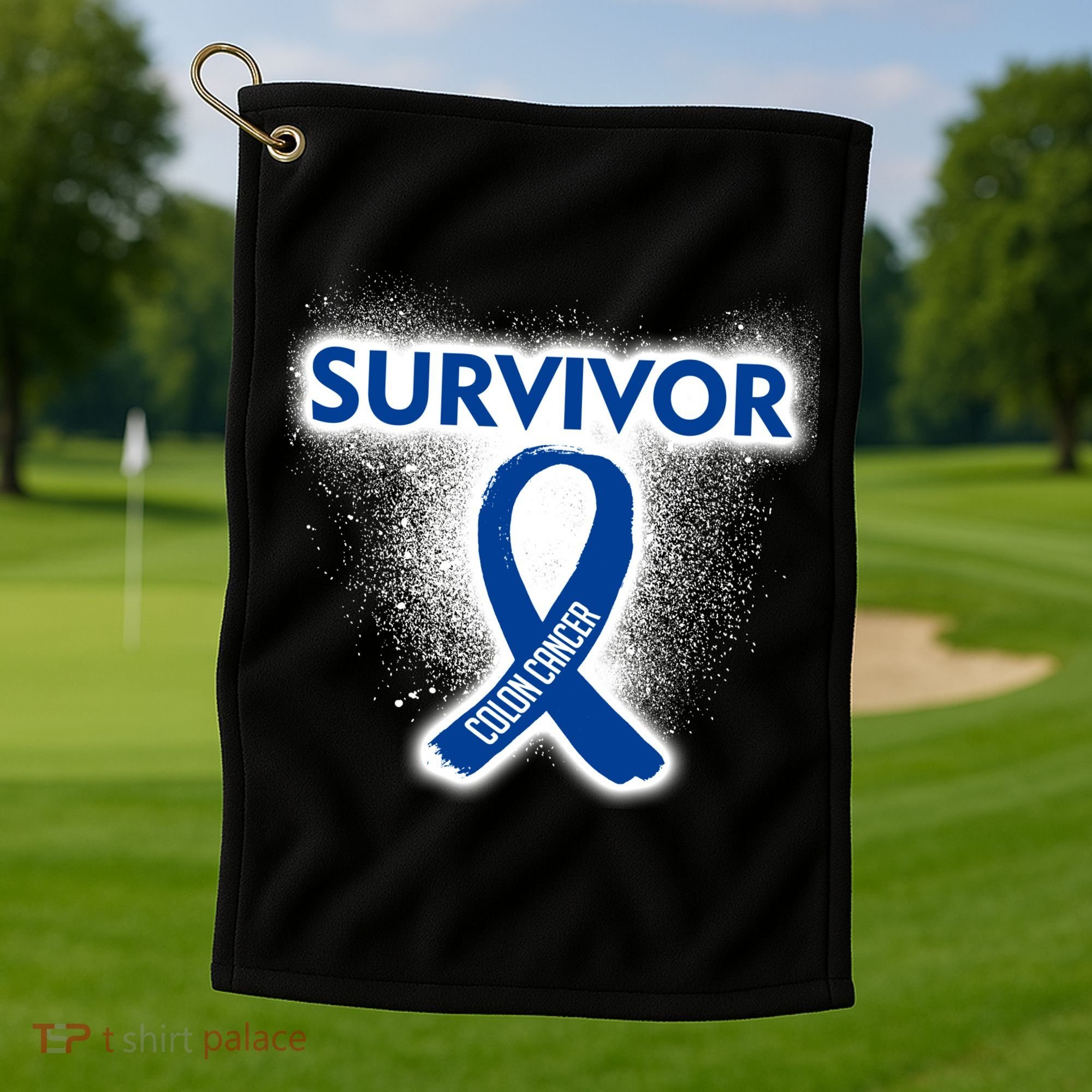 Colon Cancer Survivor Golf Towel