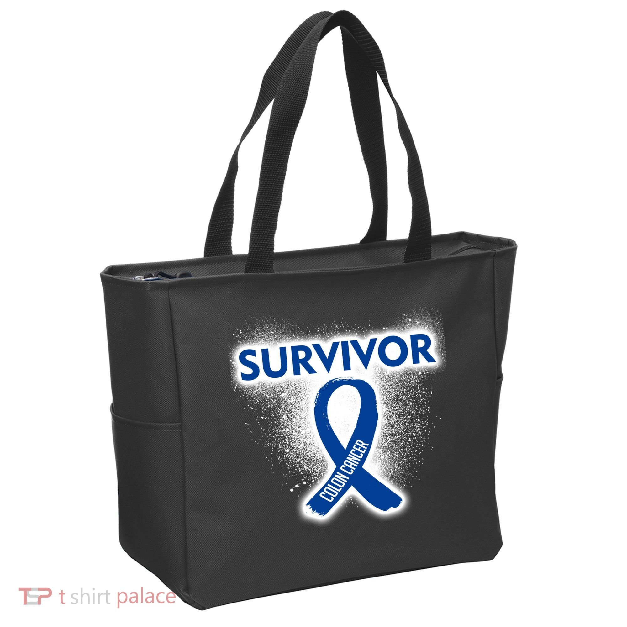 Colon Cancer Survivor Tote Bag