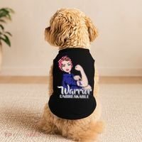 Colon Cancer Unbreakable Warrior Doggie Tank thumb 2