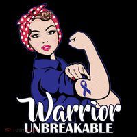 Colon Cancer Unbreakable Warrior Hoodie thumb 7