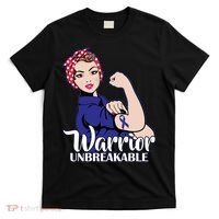 Colon Cancer Unbreakable Warrior T-Shirt thumb 0