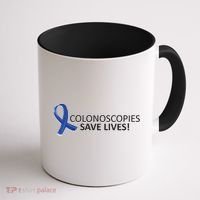 Colonoscopies Save Lives Colon Cancer Awareness Coffee Mug thumb 1