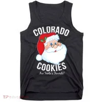 Colorado Cookies Are Santa's Favorite Tank Top thumb 0