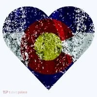 Colorado Flag Heart Kids T-Shirt thumb 4