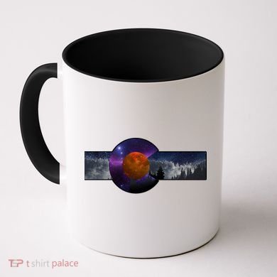 Colorado Flag Retro Mountains Wilderness Coffee Mug