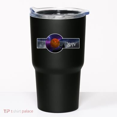 Colorado Flag Retro Mountains Wilderness Tumbler