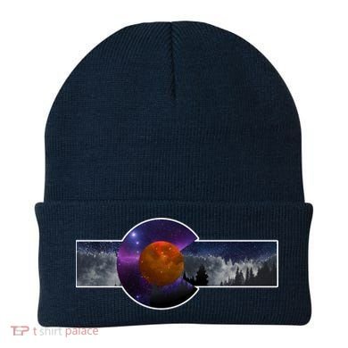 Colorado Flag Retro Mountains Wilderness Beanie