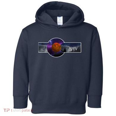 Colorado Flag Retro Mountains Wilderness Toddler Hoodie