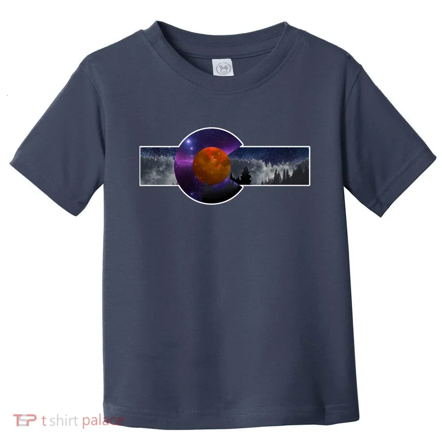 Colorado Flag Retro Mountains Wilderness Toddler T-Shirt