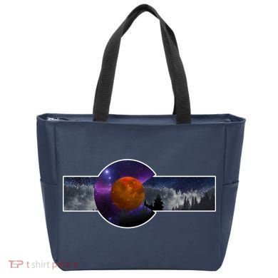 Colorado Flag Retro Mountains Wilderness Tote Bag