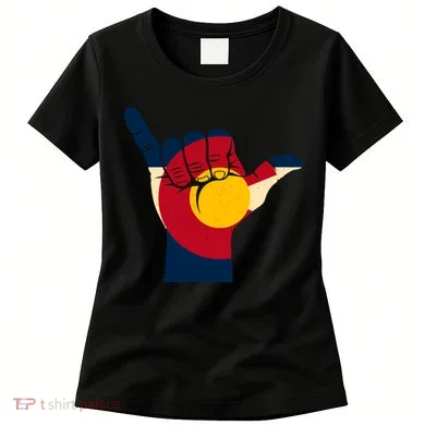 Colorado Flag Shake Hand Sign  Women's T-Shirt