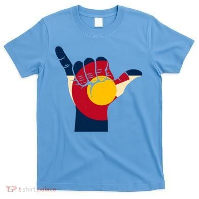 Colorado Flag Shake Hand Sign  T-Shirt