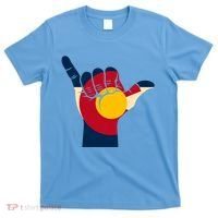 Colorado Flag Shake Hand Sign  T-Shirt thumb 0