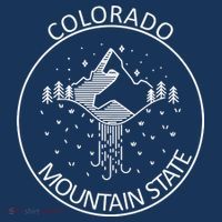 Colorado Mountain State Emblem T-Shirt thumb 7
