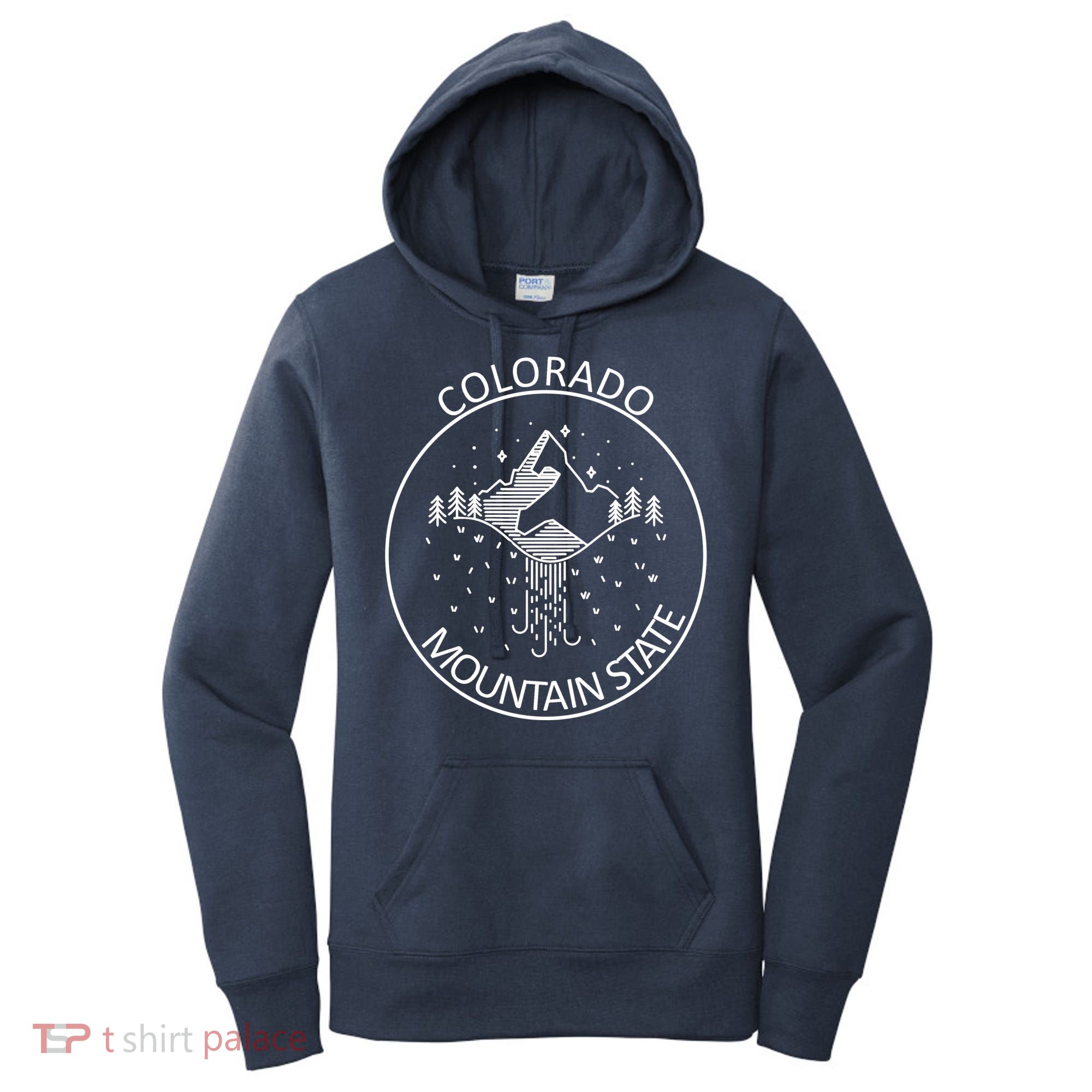 Colorado Mountain State Emblem Women's Hoodie