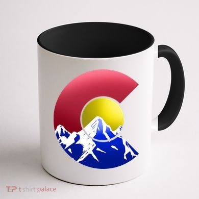 Colorado Mountains Coffee Mug back