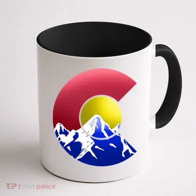 Colorado Mountains Coffee Mug back