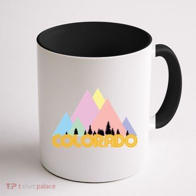 Colorado Mountains Logo Coffee Mug back