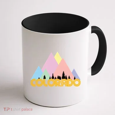 Colorado Mountains Logo Coffee Mug back