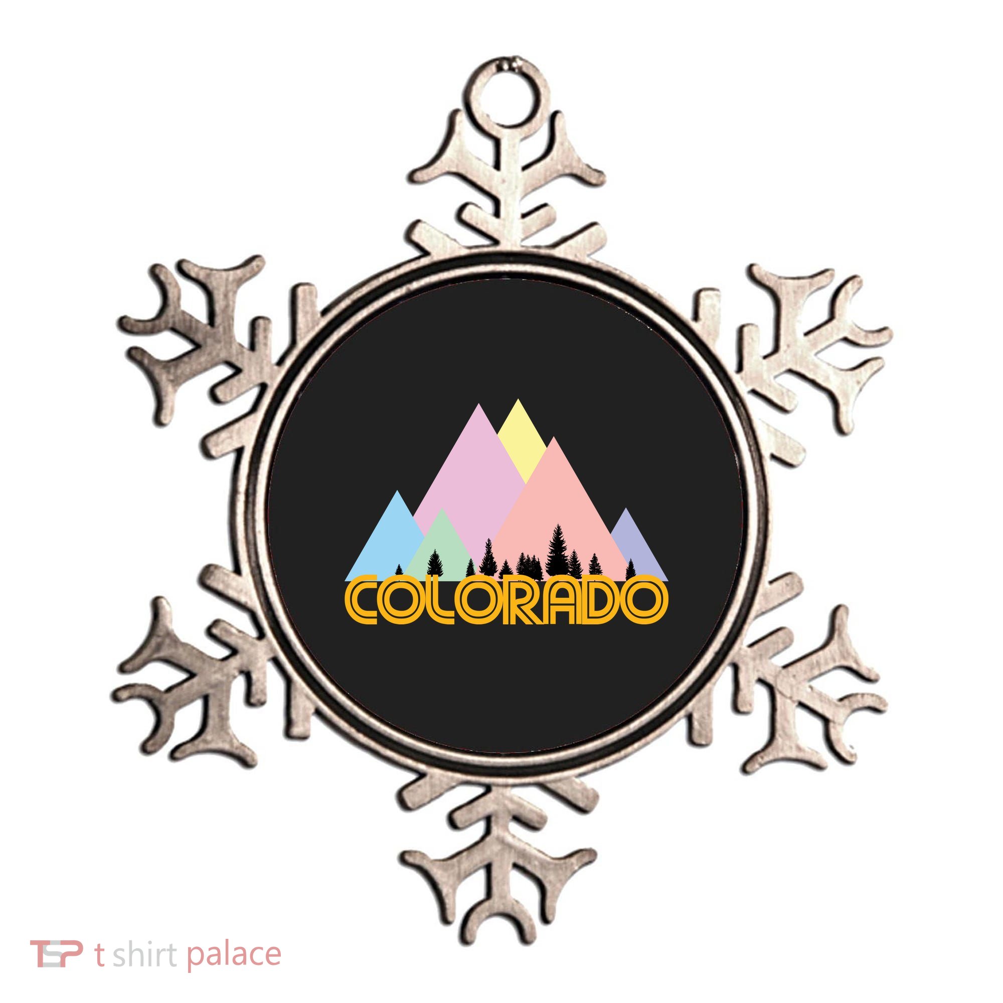 Colorado Mountains Logo Ornament