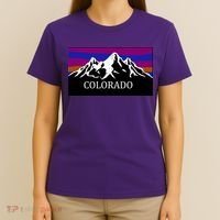 Colorado Mountains Outdoor Flag MCMA T-Shirt thumb 4