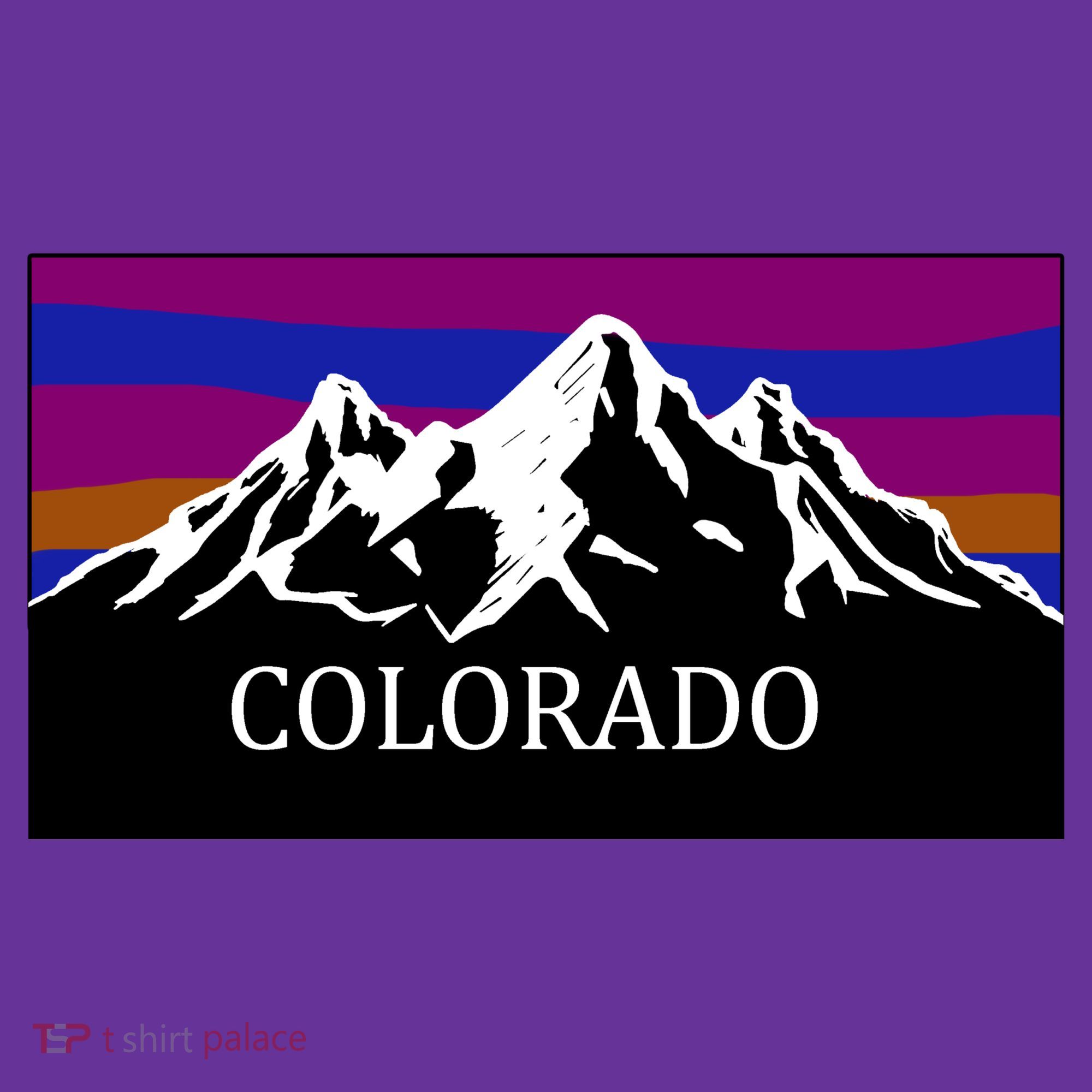 Colorado Mountains Outdoor Flag MCMA T-Shirt