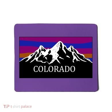 Colorado Mountains Outdoor Flag MCMA Mousepad