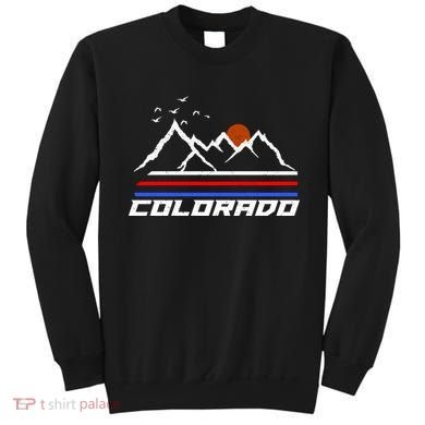 Colorado Mountains Retro Vintage Sweatshirt
