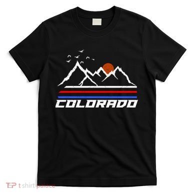 Colorado Mountains Retro Vintage T-Shirt