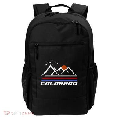 Colorado Mountains Retro Vintage Backpack