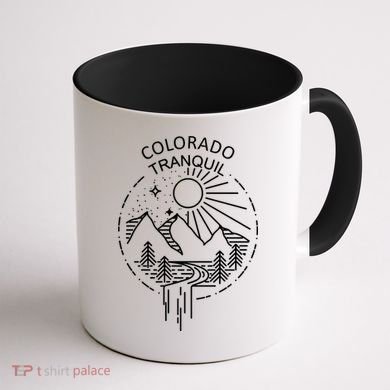 Colorado Tranquil Mountains Coffee Mug back