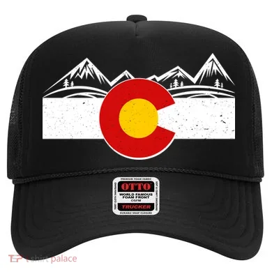 Colorado Wilderness Mountains Flag Hat