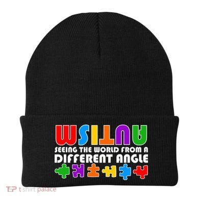 Colorful - Autism Awareness - Seeing The World From A Different Angle Beanie