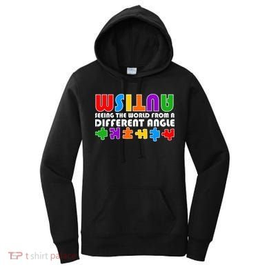 Colorful - Autism Awareness - Seeing The World From A Different Angle Women's Hoodie