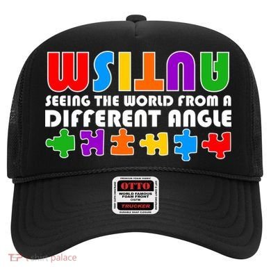 Colorful - Autism Awareness - Seeing The World From A Different Angle Hat