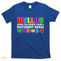 Colorful - Autism Awareness - Seeing The World From A Different Angle T-Shirt thumb 0