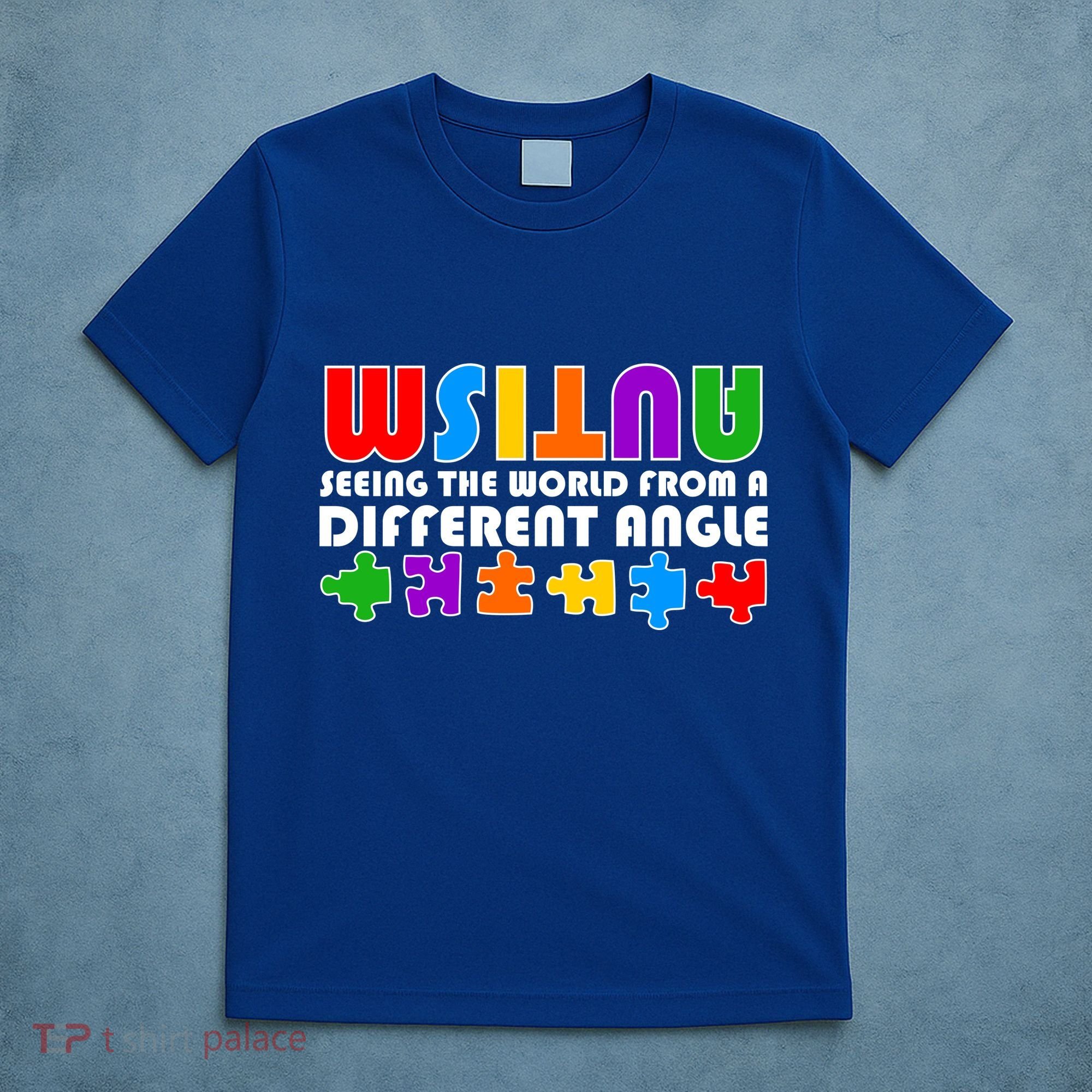 Colorful - Autism Awareness - Seeing The World From A Different Angle T-Shirt