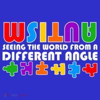 Colorful - Autism Awareness - Seeing The World From A Different Angle T-Shirt thumb 7