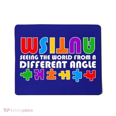 Colorful - Autism Awareness - Seeing The World From A Different Angle Mousepad